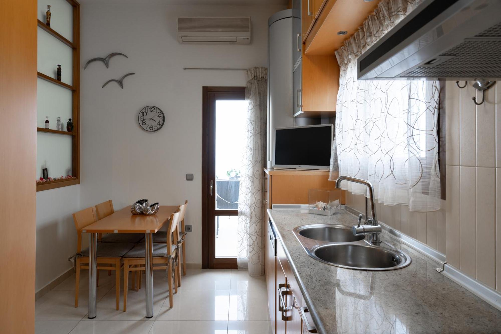 Central Seaview Heven Apartment In Фира Екстериор снимка