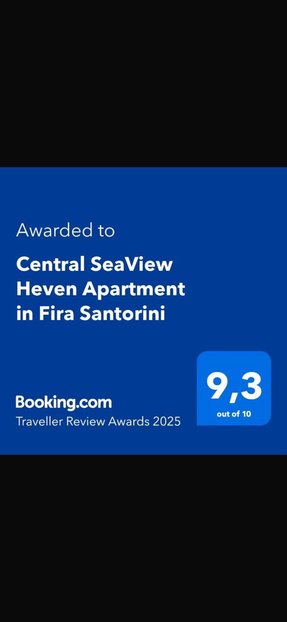 Central Seaview Heven Apartment In Фира Екстериор снимка